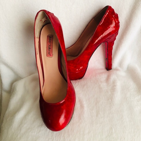 betsey johnson red shoes